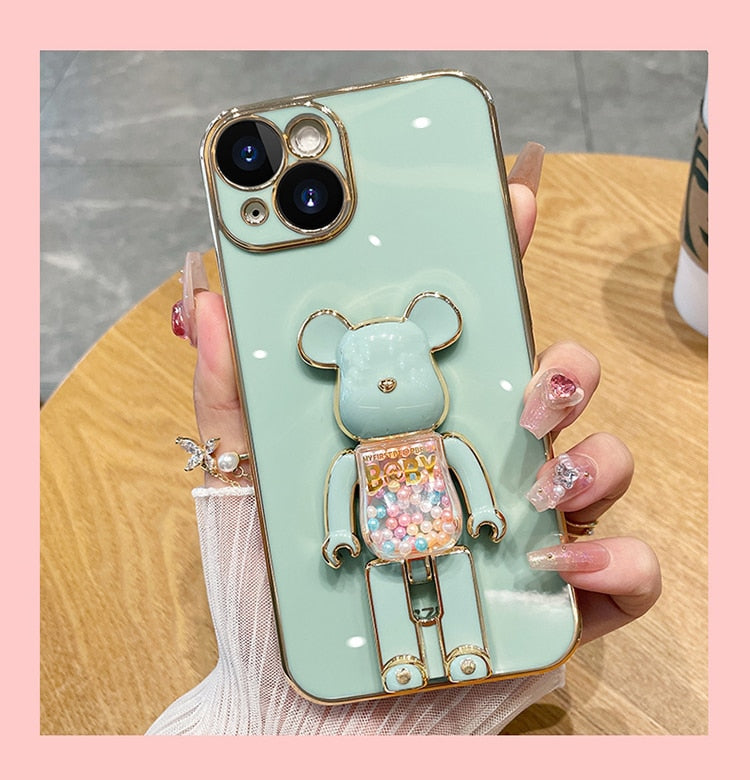 Fun Bear Design 3D Phone Case