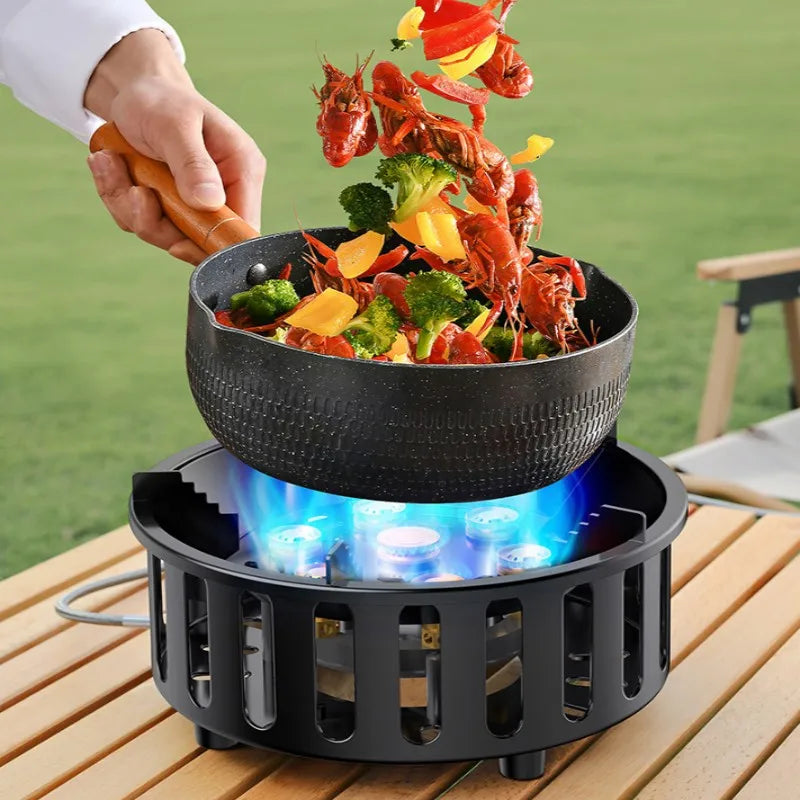 Portable Outdoor Gas Camping Stove with Auto Ignition