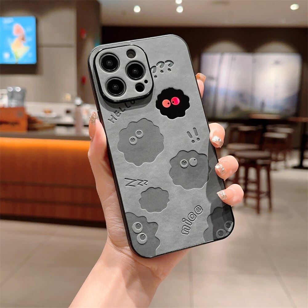 Fun Monster Protective Leather Phone Cover