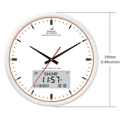 Islamic Prayer Clock with Auto Azan and 10 Sounds