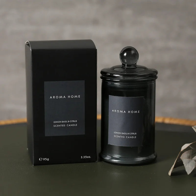 Classic Fragrant Candle Soy Wax Essential Oil Relaxation - Fesara