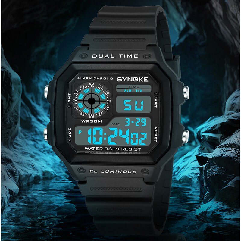 Tactical Rugged Water Resistant Sports Watch