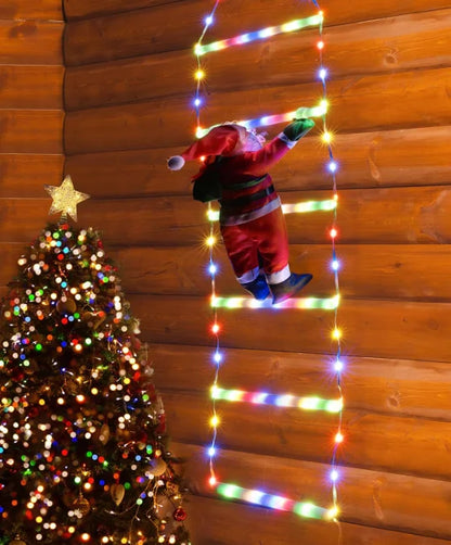 Festive LED Christmas Climber Decoration with 8 Modes