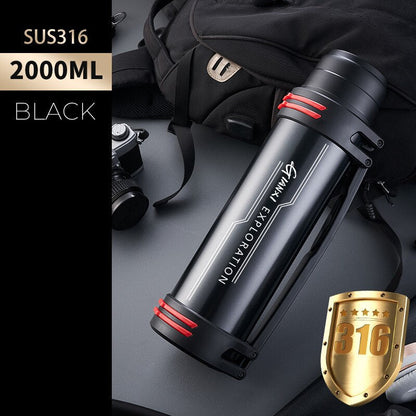 Large Insulated Stainless Steel Water Bottle