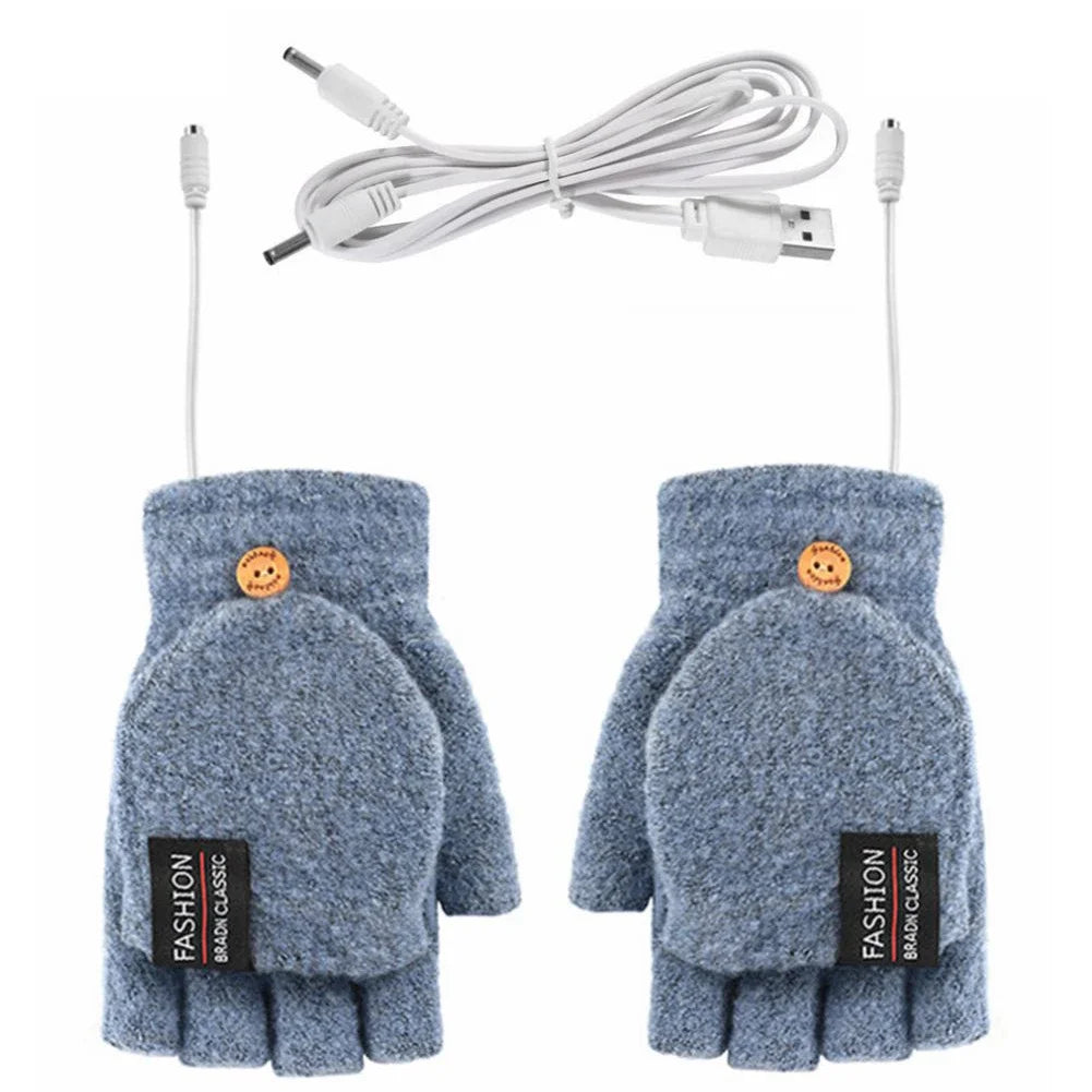 Warm Rechargeable Heated Gloves for Men Women