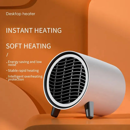 Compact Electric Space Heater 600W Fast Warmth - Fesara