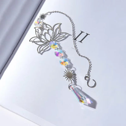 Beautiful Crystal Glass Wind Chime for Home Decor - Fesara