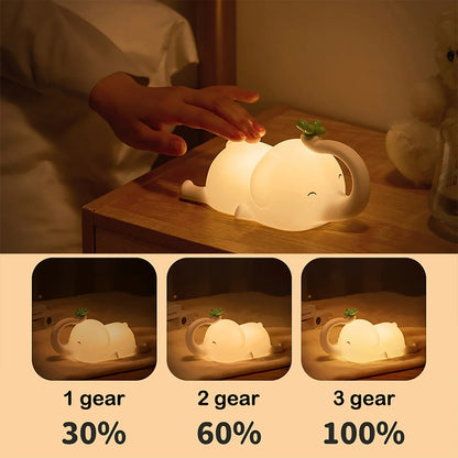 Compact LED Nightlight with Adjustable Brightness