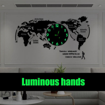 Creative 3D DIY Wall Clock Art Decor