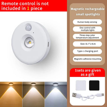 Motion Activated LED Night Light, Dimmable Battery Lamp - Fesara