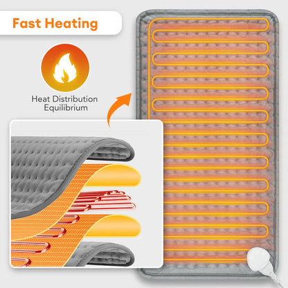 Fast Heat Electric Heating Pad for Back and Legs