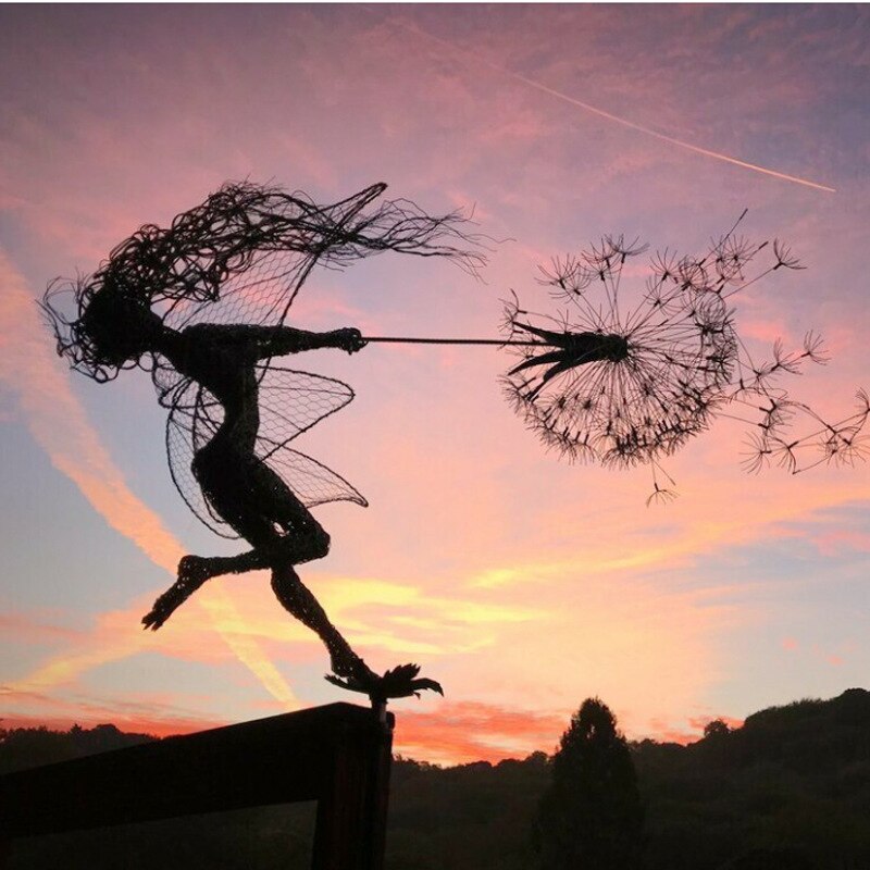 Whimsical Fairy Garden Statue Decorations