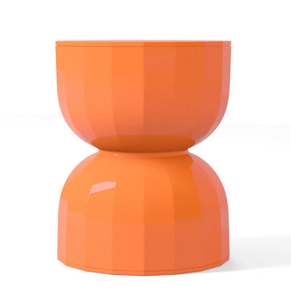 Modern Hourglass End Table with Unique Style