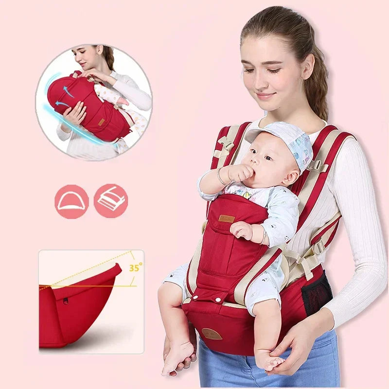 Comfortable Baby Sling 3-in-1 Ergonomic Newborn Carrier