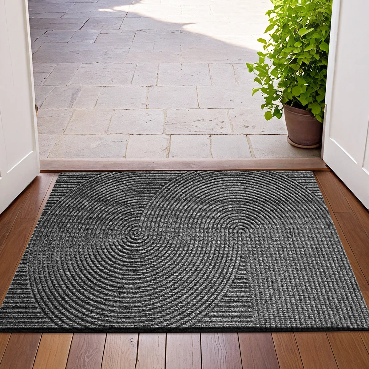 Fesara | Premium 3D Textured Door Mat with Non Slip Backing