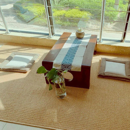 Natural Fiber Non Slip Area Rug for Home Decor
