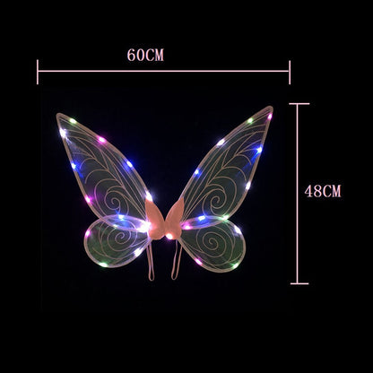 Sparkly Iridescent Angel Wings