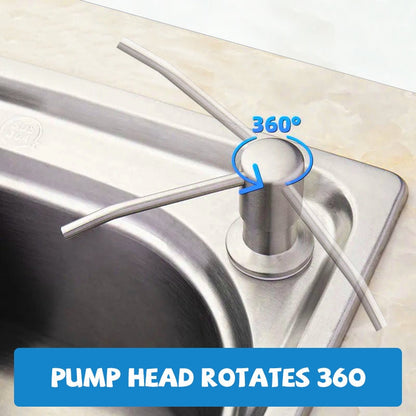 Stainless Built-in Soap Dispenser Kitchen Sink Kit