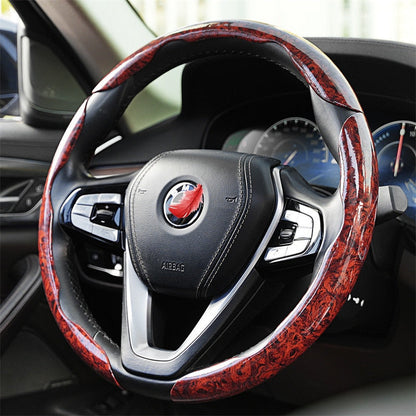 Grip Car Steering Wheel Cover Wood Design