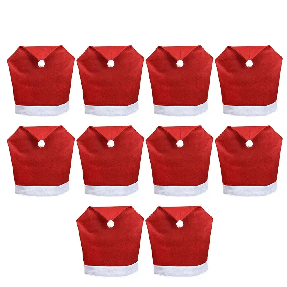 Festive Holiday Chair Covers for Dining Table