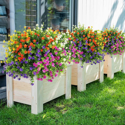 Outdoor Artificial Flower Hanging Basket