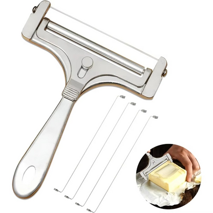 High Quality Metal Cheese Cutter with Adjustable Slice Control