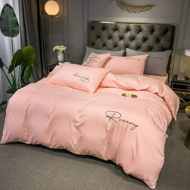 Luxurious Embroidered Duvet Cover Set