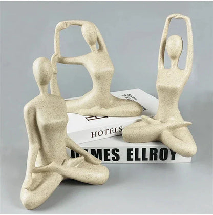 Serenity Yoga Figure - Contemporary Home Decor Statue