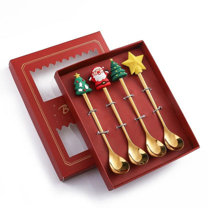 Holiday 4 Piece Santa Table Setting Set