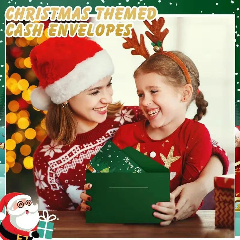 Holiday Cash Gift Card Holder Envelope