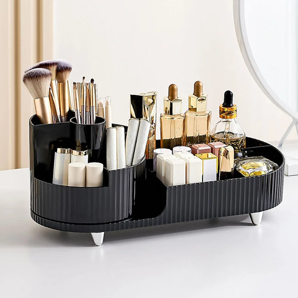 Premium Cosmetic Storage with Compact Rotating Base - Fesara