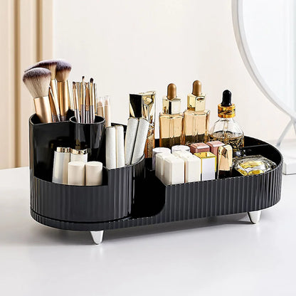 Premium Cosmetic Storage with Compact Rotating Base - Fesara