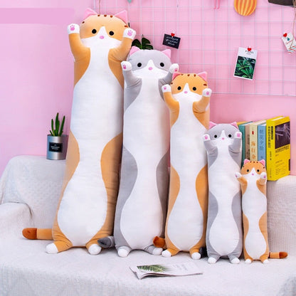 Cute Kitty Bolster Pillow - Fesara