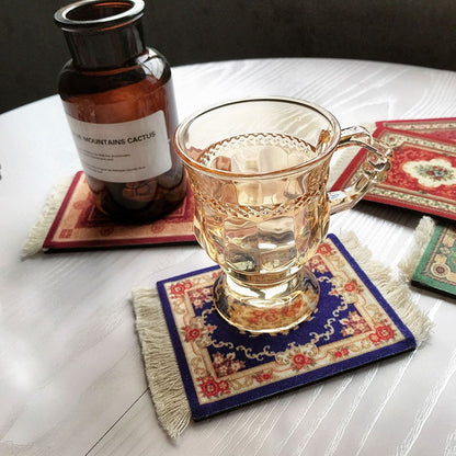 Small Round Moroccan Style Table Coaster