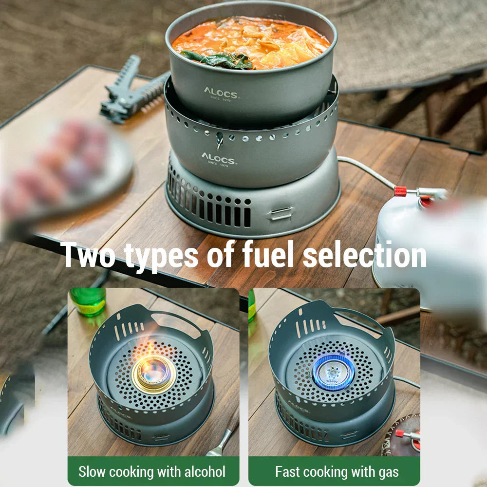 Compact Camping Cook Set – Portable Outdoor Cooking Equipment