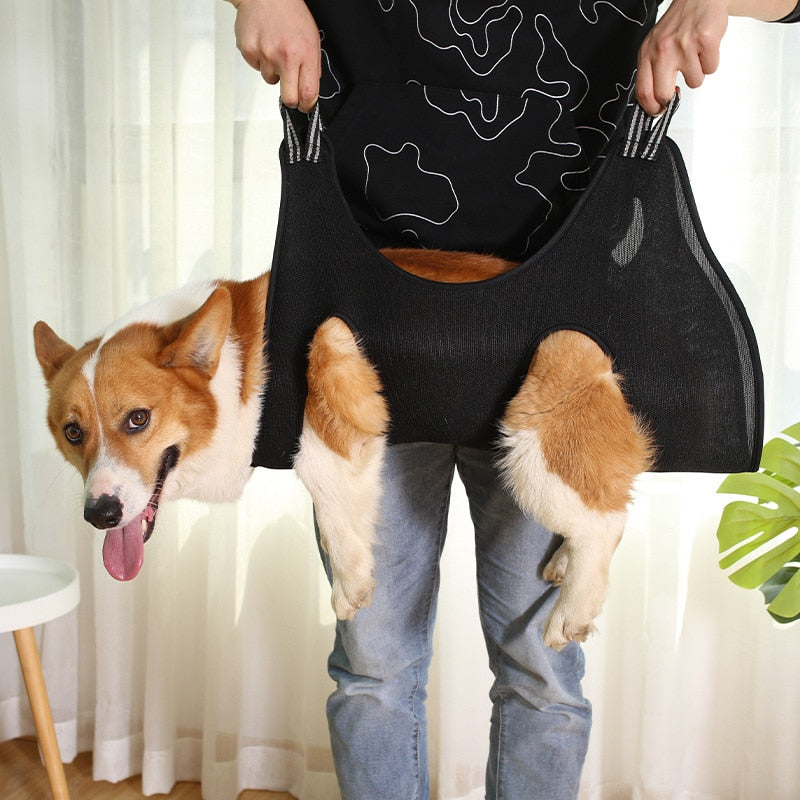 Plush Pet Grooming Hammock Bed