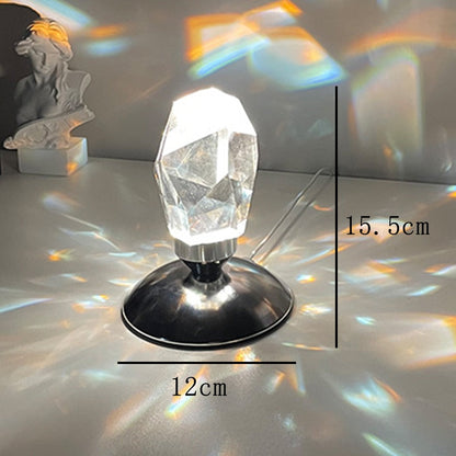 Elegant Glass Gem Table Lamp