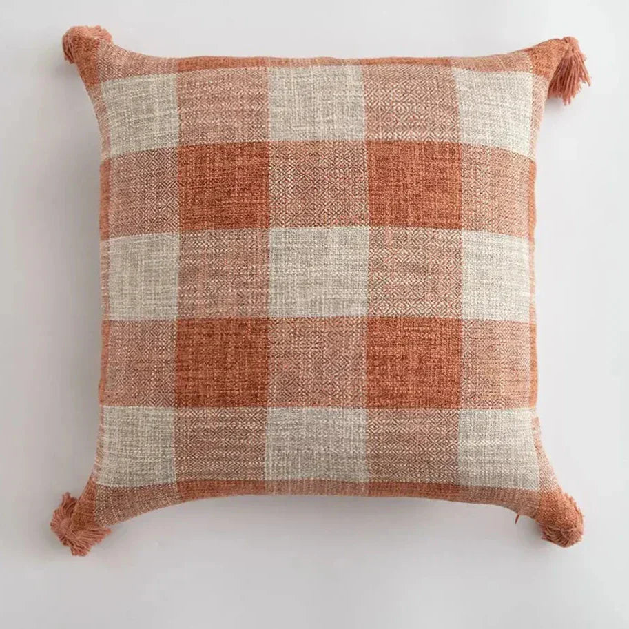 Stylish Home Decor Cushion Cover with Chic Tassels