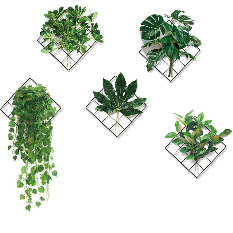 Natural Leaf Greenery Wall Decal Sticker - Fesara
