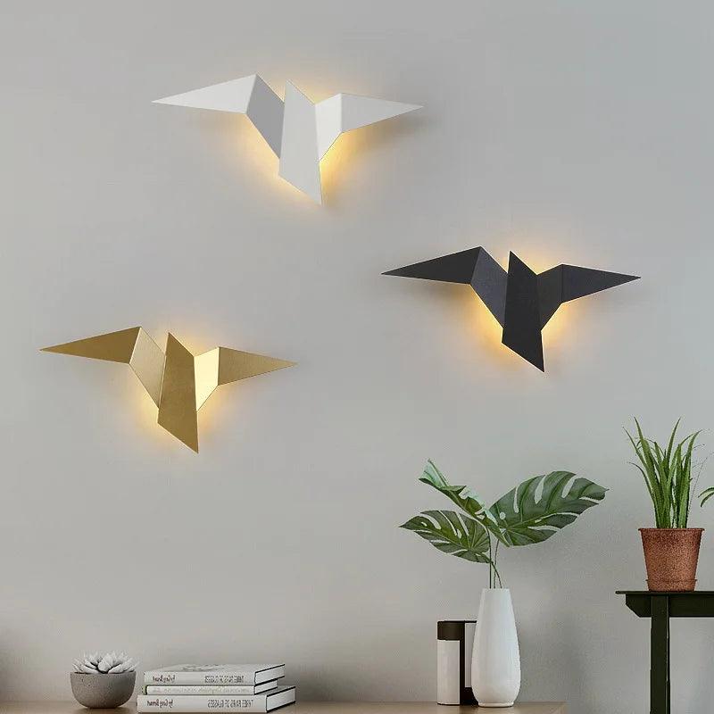 Contemporary LED Bird Wall Light - Fesara