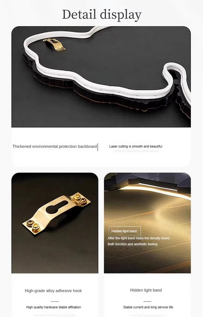 Stylish LED Wall Light for Home and Bedroom