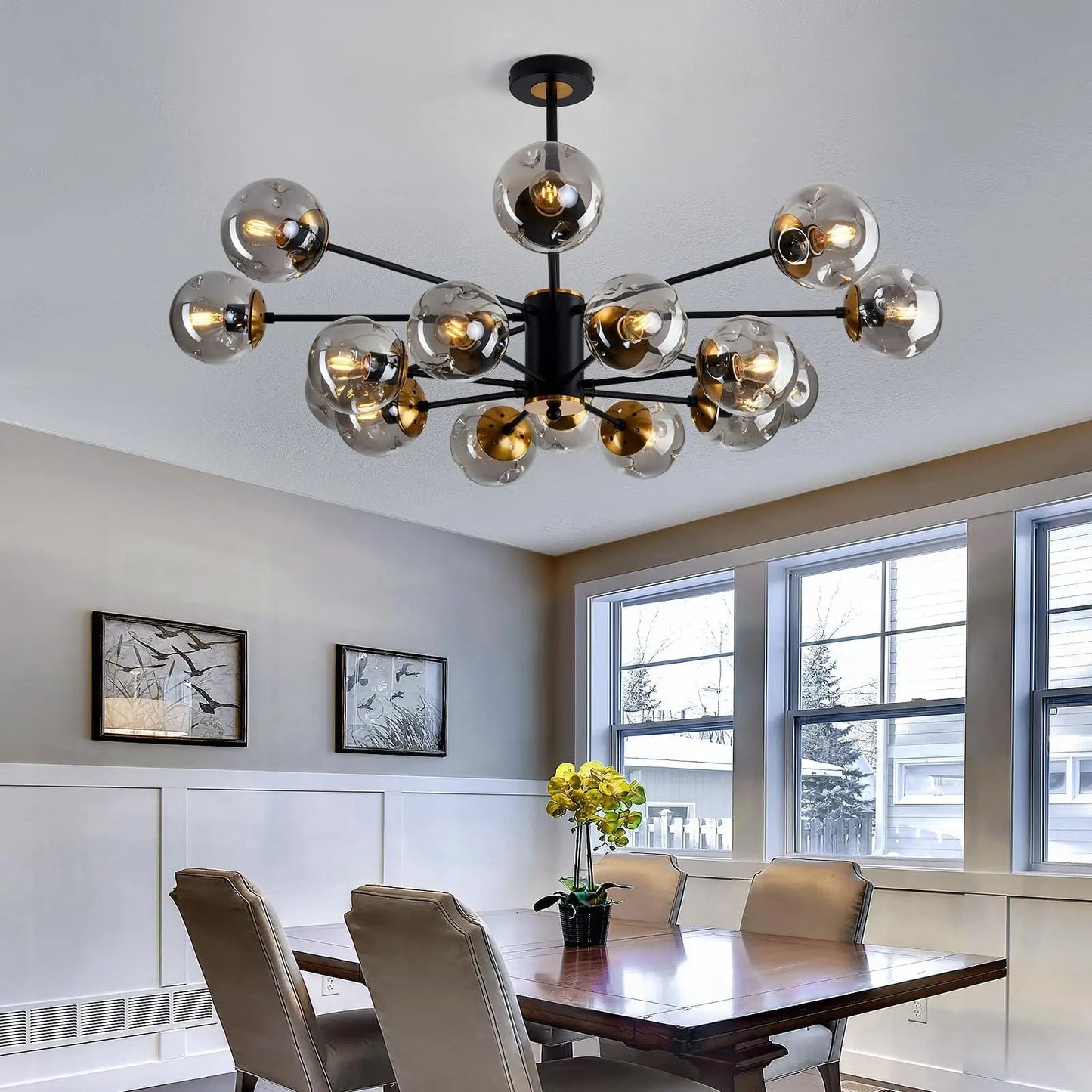 Scandinavian chandelier Ida 2