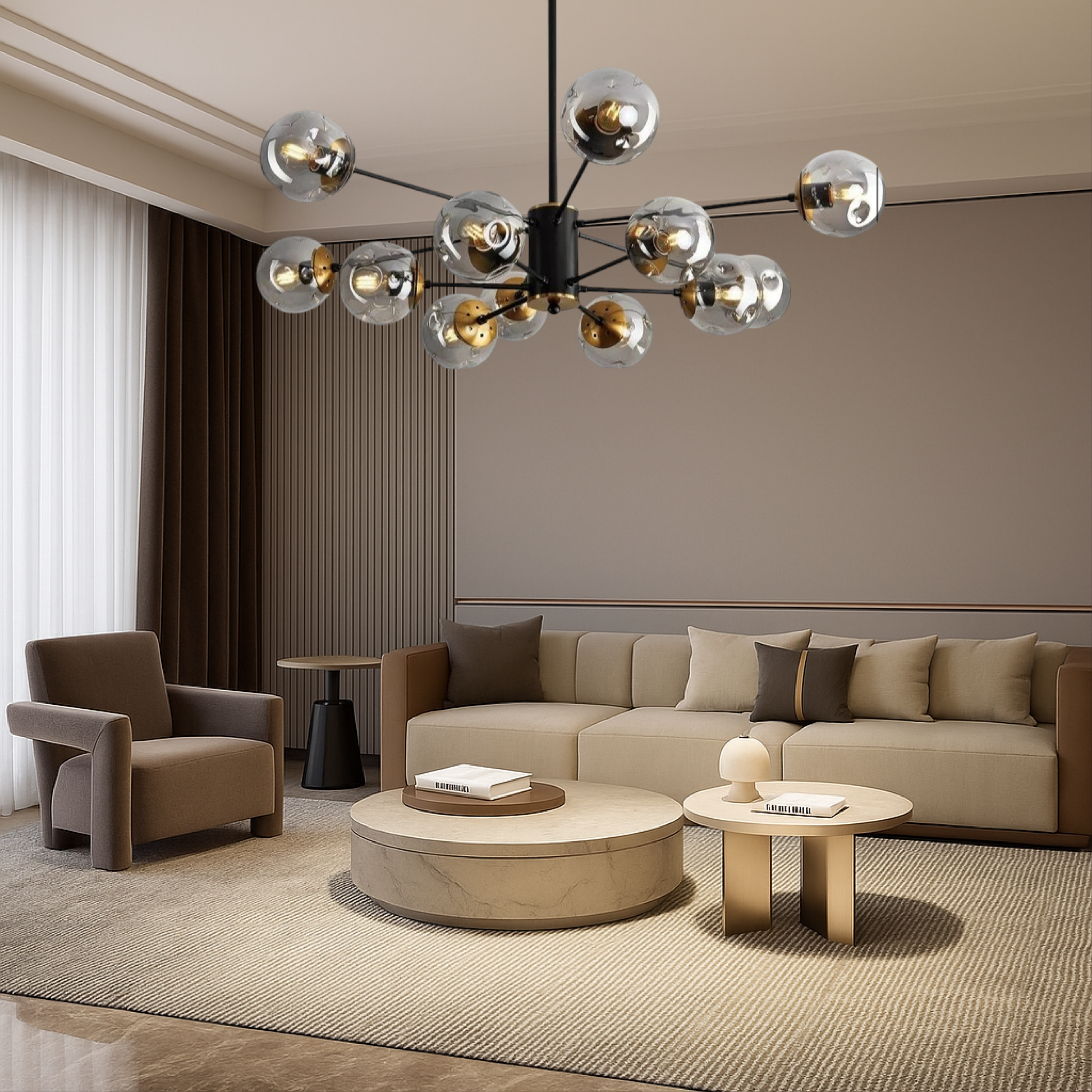 Scandinavian chandelier Ida 3