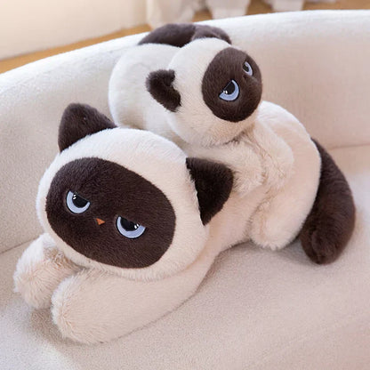 Cute Siamese Kitten Soft Plush Toy