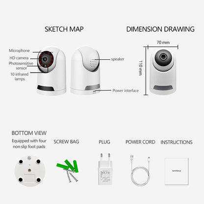 Wireless Home Security Indoor Camera System