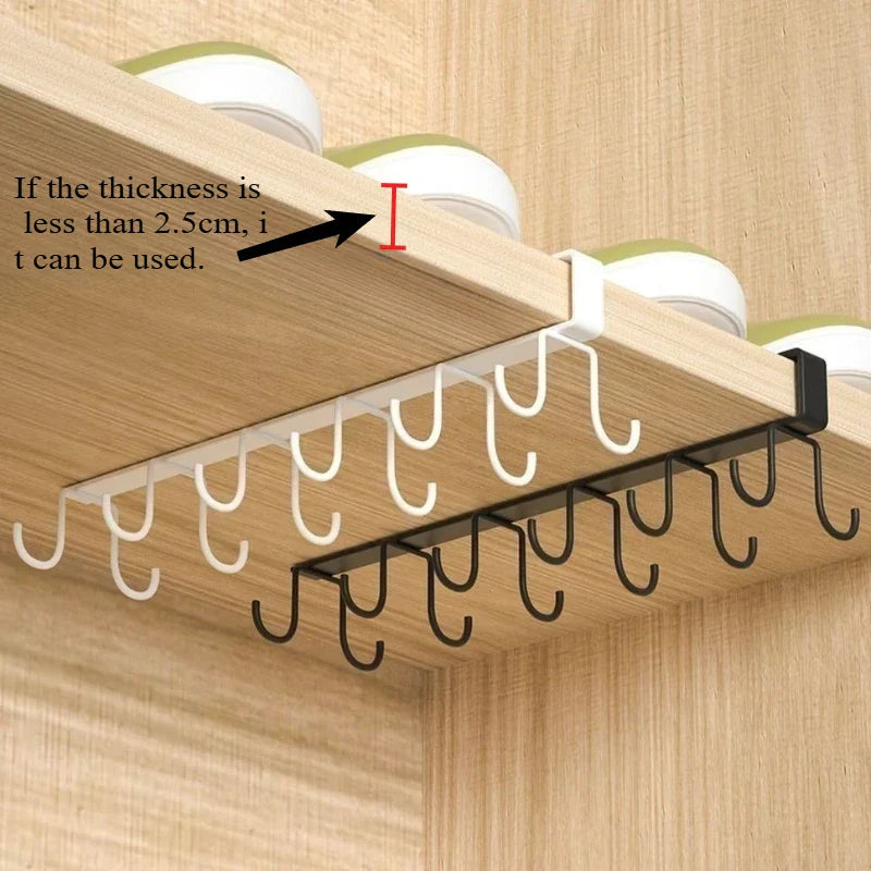 Sturdy Metal Hooks for Kitchen & Coat Storage