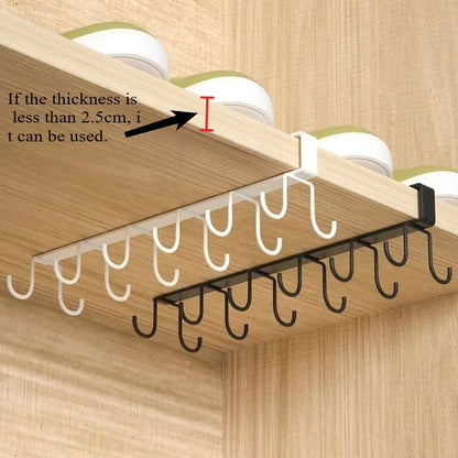 Sturdy Metal Hooks for Kitchen & Coat Storage