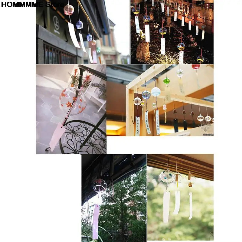 Delicate Glass Wind Chime Pendant