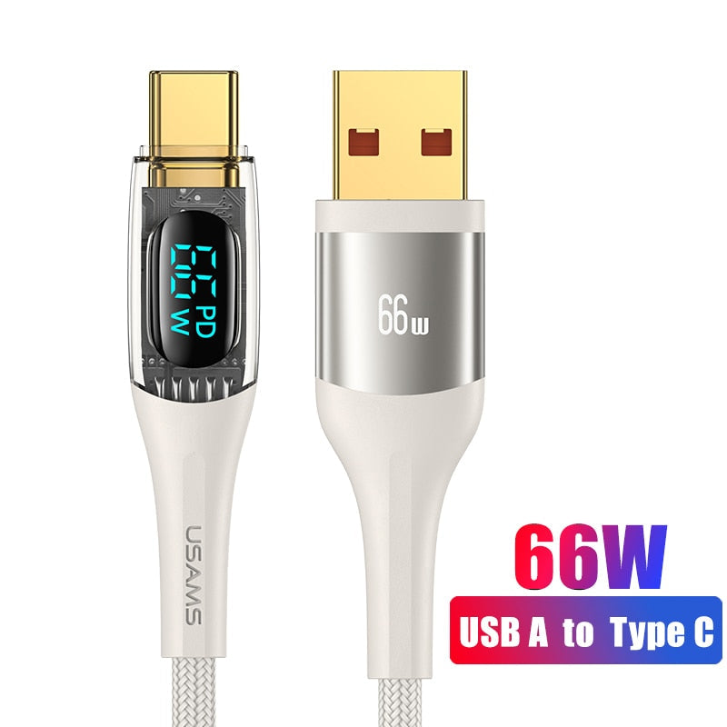 Quick Charge LED Fast Phone Charging Cord