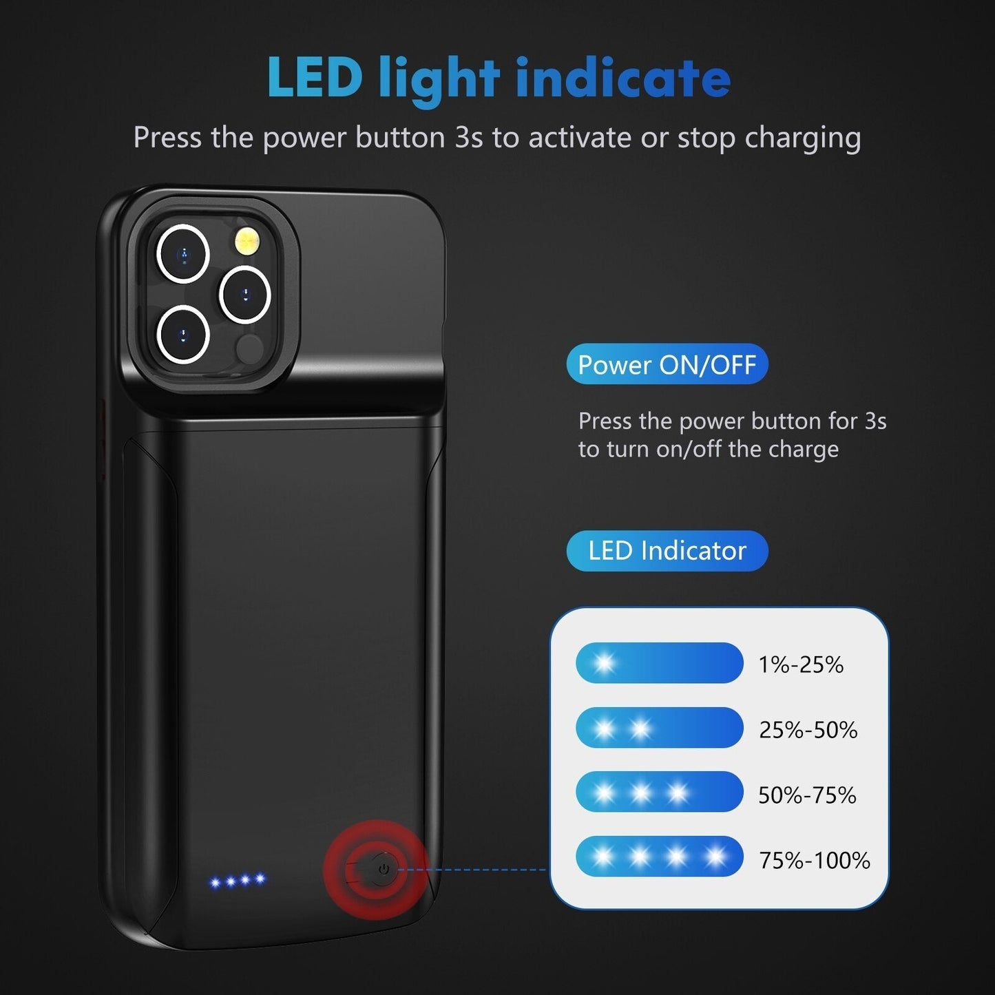 Durable Protective Power Bank Phone Case